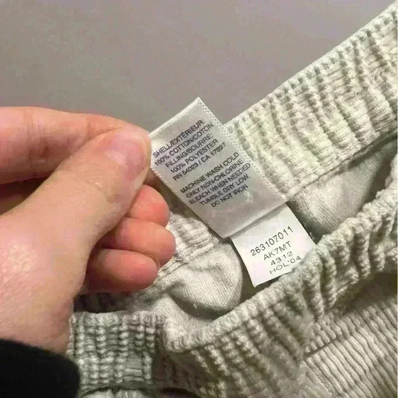 Vintage 100% cotton cream baby boy holiday corduroy light stretch pants no flaws - Picture 3 of 4